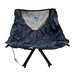 CLIQ ClassiQ 1.0 Beach Camping Chair Portable Black Breathable Folding Pockets